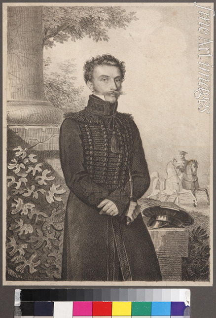 Hampeln Carl von - Portrait of Count Paul Khristoforovich Grabbe (1789-1875) 