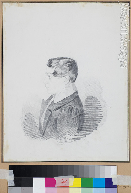 Hampeln Carl von - Porträt von Fürst Leonid Michajlowitsch Golizyn (1806-1860)