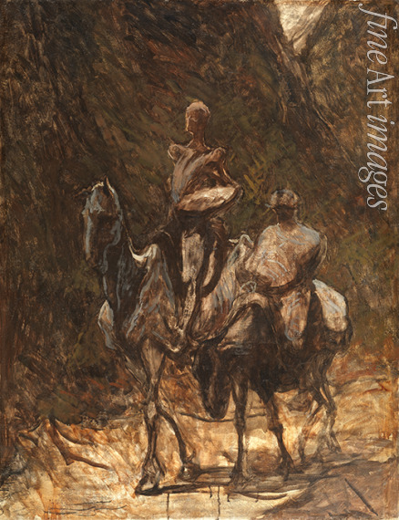 Daumier Honoré - Don Quixote and Sancho Panza