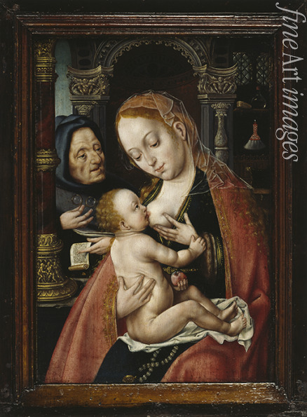 Cleve Joos van Circle of - The Holy Family