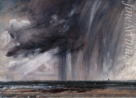 Constable John - Rainstorm over the Sea 