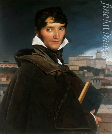 Ingres Jean Auguste Dominique - Porträt von François-Marius Granet (1775-1849)