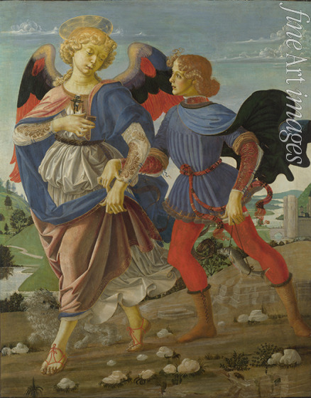 Verrocchio Andrea del - Tobias und der Engel