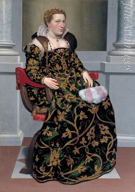 Moroni Giovan Battista - Portrait of Isotta Brembati