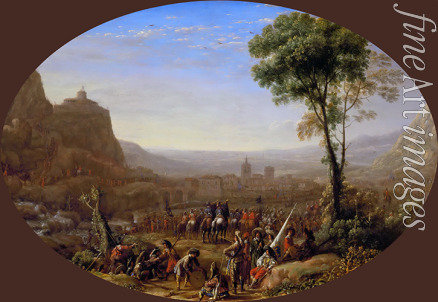 Lorrain Claude - The Pass of Susa Taken by Louis XIII in 1629