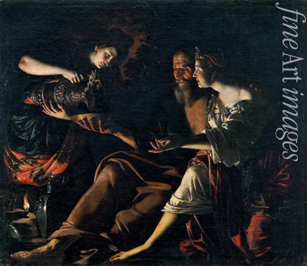 Guerrieri Giovanni Francesco - Lot mit seinen beiden Töchtern