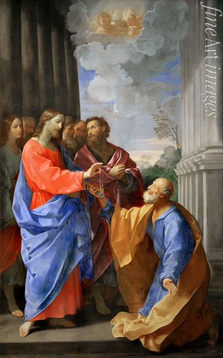 Reni Guido - Jesus übergibt Petrus die Schlüssel des Paradieses