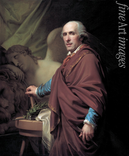 Lampi Johann-Baptist der Jüngere - Porträt von Bildhauer Antonio Canova (1757-1822)