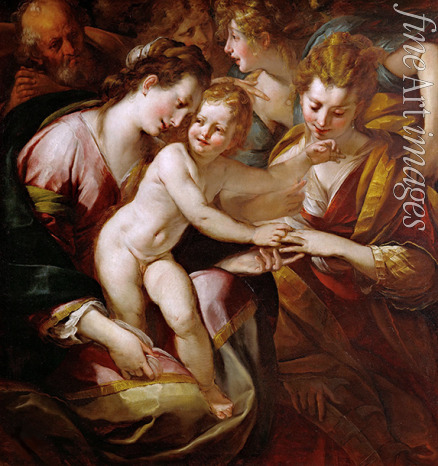 Procaccini Giulio Cesare - Die mystische Hochzeit der heiligen Katharina