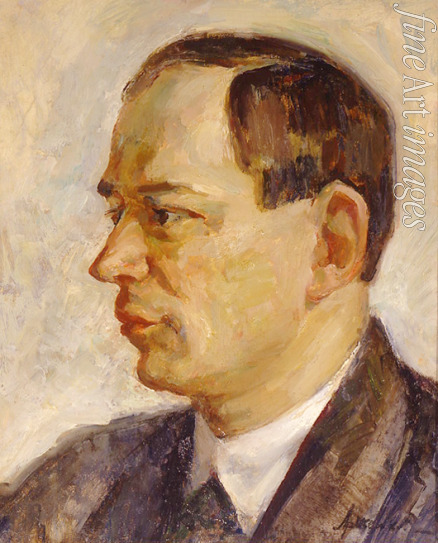 Arschenikow Alexei Nikolajewitsch - Porträt des Komponisten Wissarion Schebalin (1902-1963)