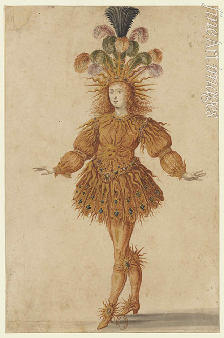 Gissey Henri de - Louis XIV as Apollo in the ballet Ballet de la Nuit