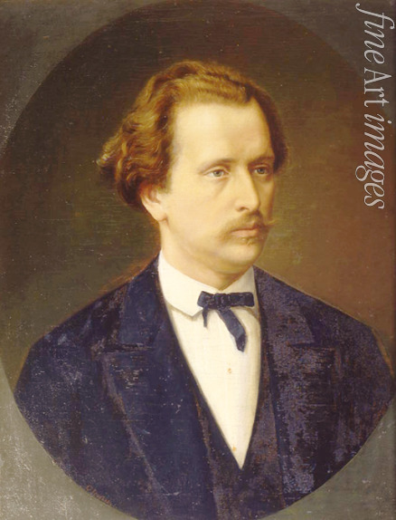 Gribkov Sergei Ivanovich - Portrait of the pianist and composer Nikolay Rubinstein (1835-1881)