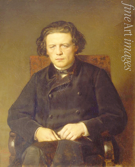 Perow Wassili Grigorjewitsch - Porträt von Komponist Anton Rubinstein (1829-1894)