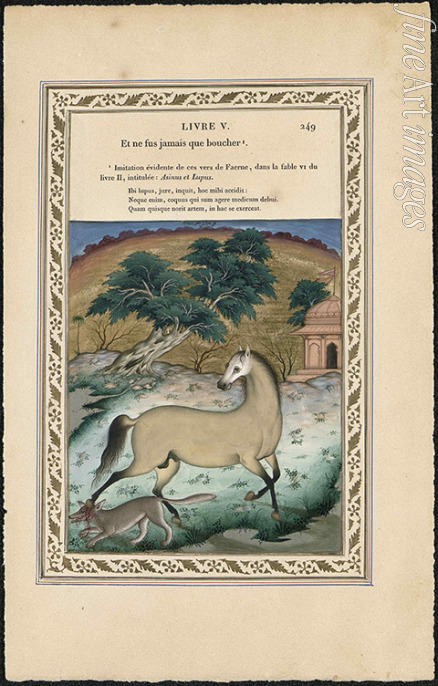 Imam Bakhsh Lahori - Le cheval et le loup (Das Pferd und der Wolf)