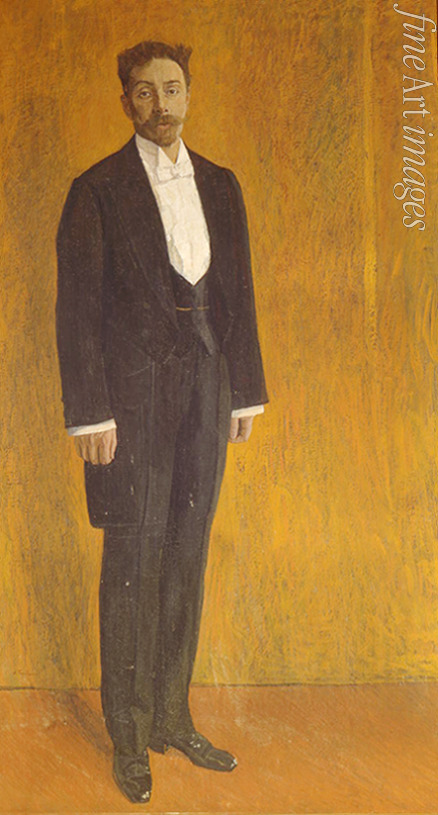Golovin Alexander Yakovlevich - Portrait of the composer Alexander Scriabin (1872-1915)