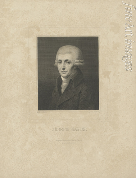 Breitkopf & Härtel - Portrait of the composer Joseph Haydn (1732-1809)