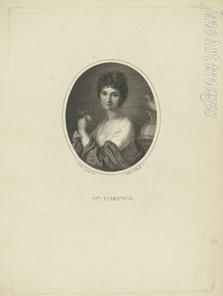 Schmidt Heinrich Friedrich Thomas - Porträt von Schauspielerin Friederike Wilhelmine Hartwig (1777-1849)