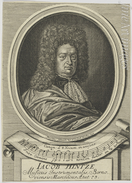 Bodenehr Moritz - Porträt von Jacob Hintze (1622-1702) 