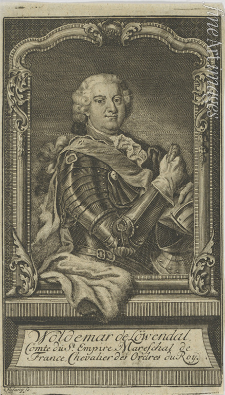 Unbekannter Künstler - Woldemar Freiherr von Löwendal (1660-1740) 