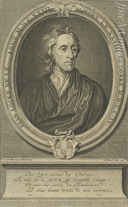 Picart Bernard - Portrait of the physician and philosopher John Locke (1632-1704)