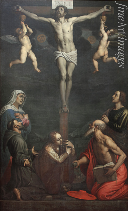 Cresti (called Il Passignano) Domenico - The Crucifixion with Saints