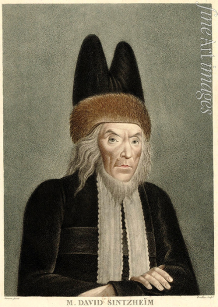 Damame-Demartrais Michel François - Porträt von David Sintzheim (1745-1812) 