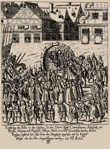 Keller Georg - Der Fettmilch-Aufstand. Wiedereinführung der Frankfurter Juden gemäß kaiserlicher Proklamation am 28. Februar 1616 