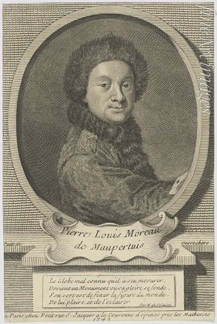 Desrochers Étienne-Jehandier - Pierre Louis Moreau de Maupertuis (1698-1759) 