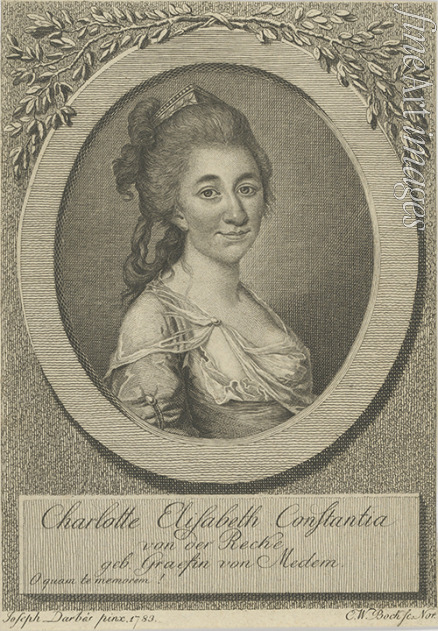 Darbès Joseph Friedrich August - Porträt von Elisa von der Recke (1754-1833)