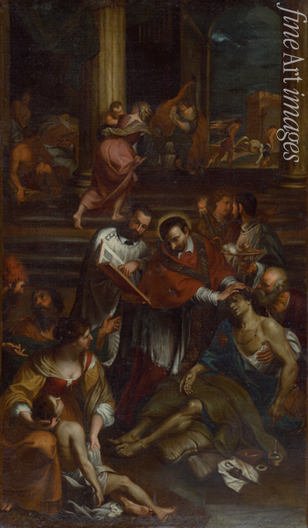 Bonatti Giovanni - Der Heilige Karl Borromäus unter den Pestopfern