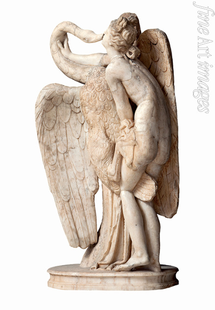 Römische Antike Kunst Klassische Skulptur - Leda und der Schwan