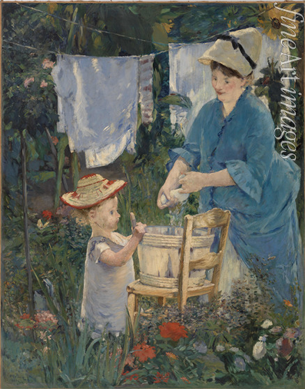 Manet Édouard - Le Linge (Die Wäsche)