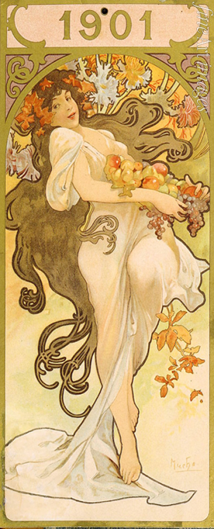 Mucha Alfons Marie - Kalender 1901