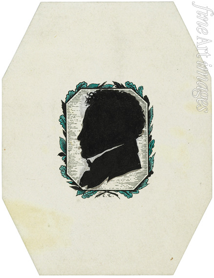 Chekhonin Sergei Vasilievich - Alexander Pushkin. Illustration to the poem Ruslan and Lyudmila by A. Pushkin