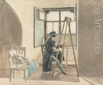 Erhard Johann Christoph - The painter Johann Adam Klein (1792-1875) before His Easel 