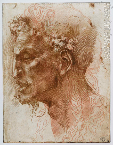 Buonarroti Michelangelo - Kopf eines Satyrs