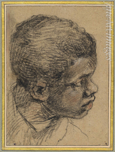 Veronese Paolo - Head of a black boy