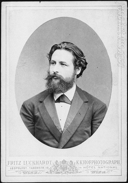 Luckhardt Fritz - Porträt von Pianist und Komponist Heinrich Karl Johann Hofmann (1842-1902)