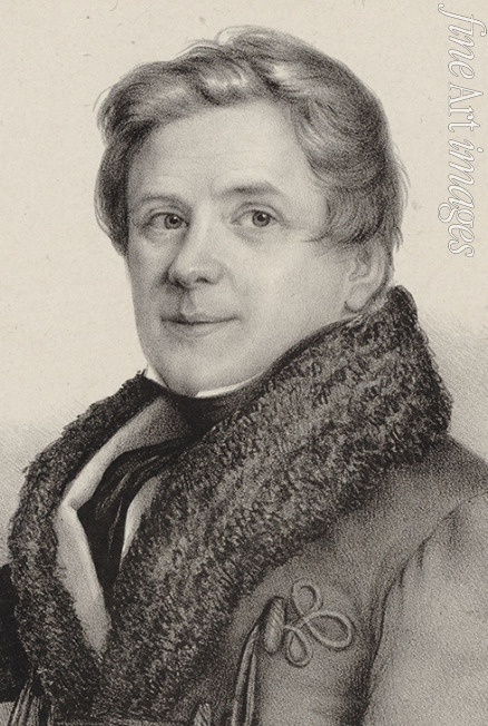 Van Geel Pierre Corneille - Porträt von Pianist und Komponist Franz Hünten (1793-1878)