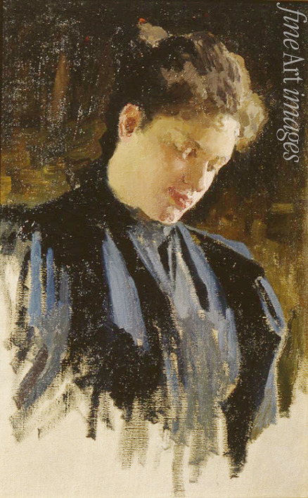 Kardovsky Dmitri Nikolayevich - Portrait of the artist Olga Della-Vos-Kardovskaya (1875-1952)