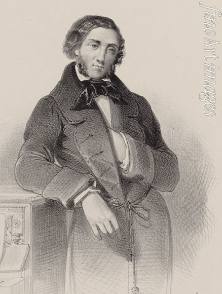 Guillet V. - Portrait of the pianist and composer Felix Mendelssohn Bartholdy (1809-1847)