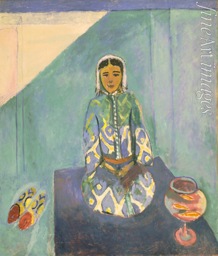 Matisse Henri - Zorah on the terrace (Mid part of the Moroccan triptych)