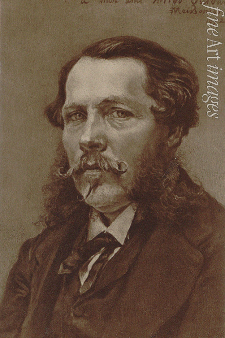 Meissonier Ernest Jean Louis - Porträt von Pianist und Komponist Alfred Quidant (1815-1893)
