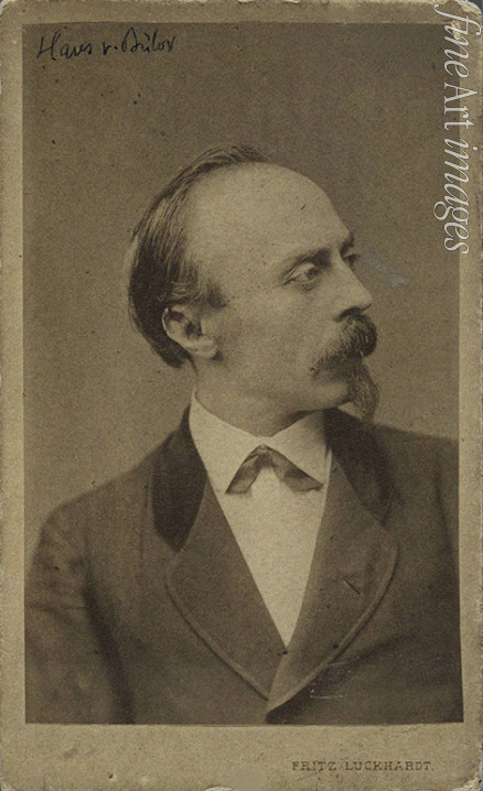 Luckhardt Fritz - Porträt von Komponist Hans von Bülow (1830-1894)
