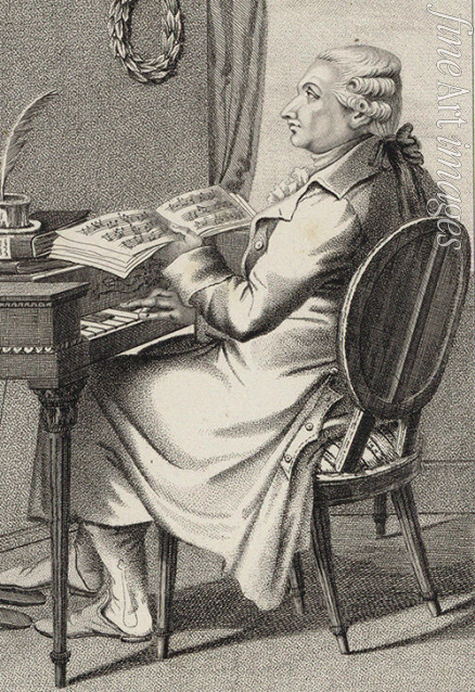 Rados Luigi - Portrait of the composer Antonio Sacchini (1730-1786)