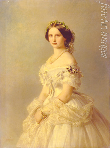 Winterhalter Franz Xavier - Porträt der Prinzessin Luise von Preußen (1838-1923)