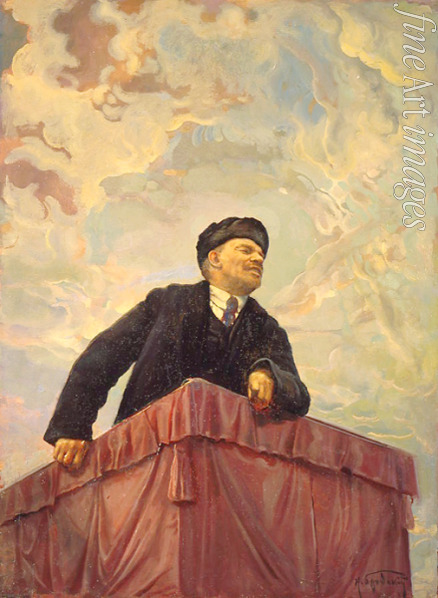Brodsky Isaak Izrailevich - Lenin on a Rostrum