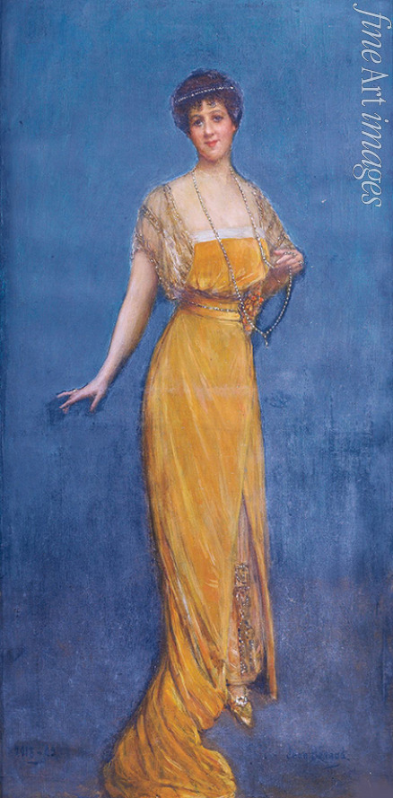 Béraud Jean - Portrait of Madame Blanche Vesnitch (née Ulman)