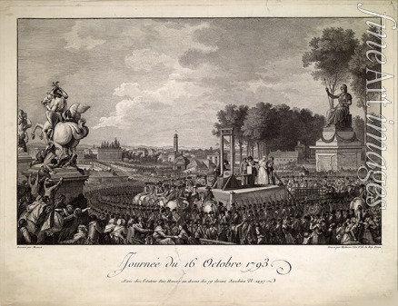 Helman Isidore Stanislas - Journée du 16 octobre 1793 (Die Hinrichtung von Marie Antoinette am 16. Oktober 1793)