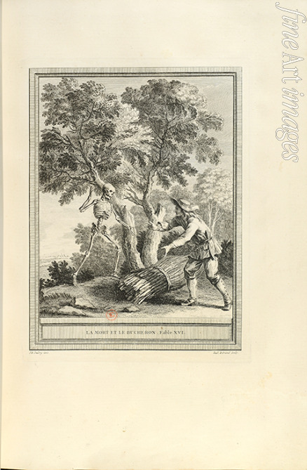 Oudry Jean-Baptiste - La mort et le bûcheron (The Death and the Woodcutter)
